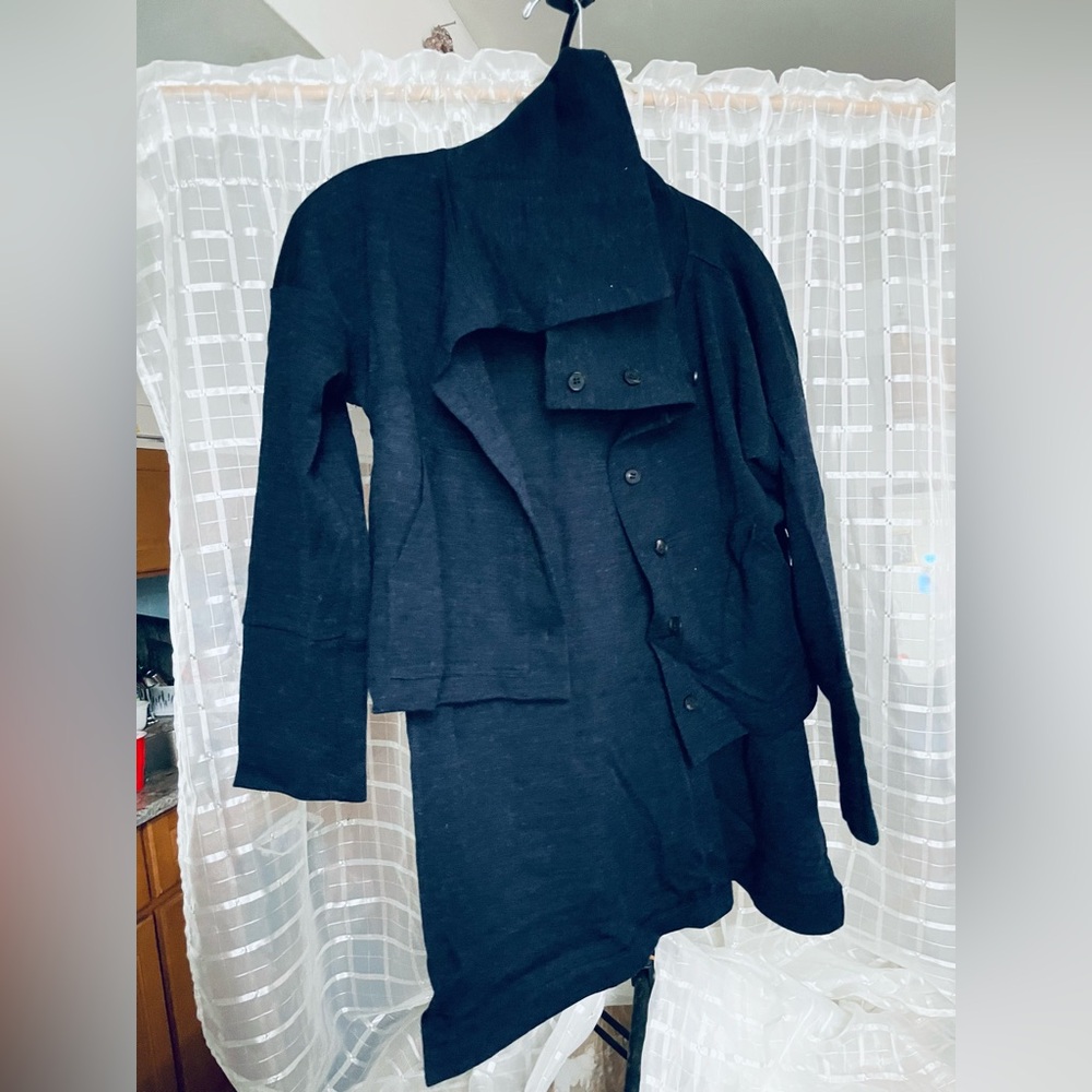 Morgane Le Fay Navy Blue Cardigan Sweater